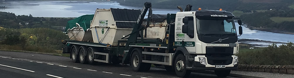 24 tonne SkipMate built to carry two skips in tandem.